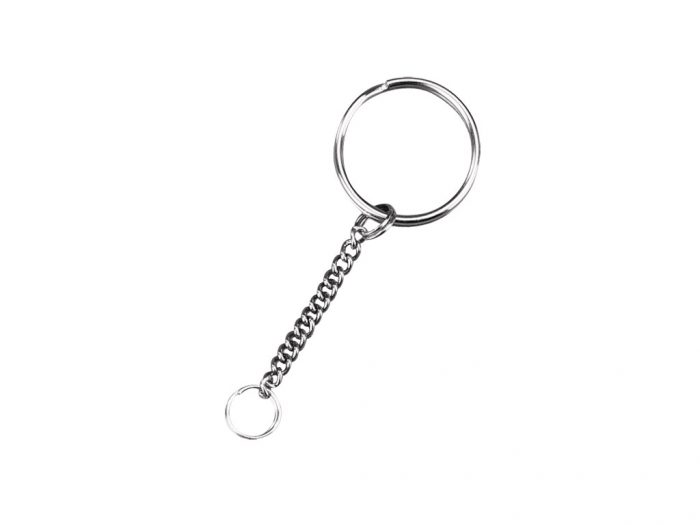 Key ring with element chain Rayher