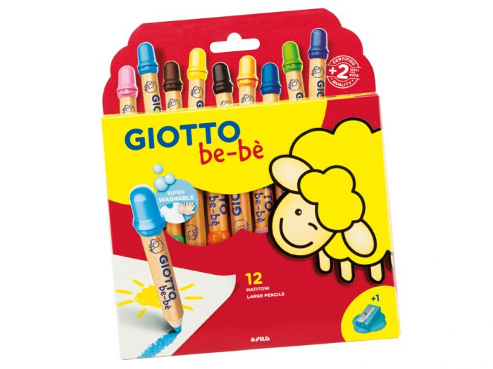 Superlarge pencils Giotto be-be set - 1/2