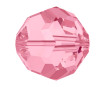 Crystal bead Swarovski round 5000 6mm 7pcs 223 light rose