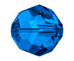 Kristāla pērle Swarovski apaļš 5000 6mm 7gab. 206 sapphire