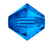 Kristallhelmes Swarovski romb 5328 4mm 30tk 206 sapphire