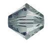 Kristāla pērle Swarovski rombs 5328 6mm 14gab. 215 black diamond