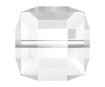 Kristāla pērle Swarovski kubiks 5601 6mm 2gab. 001 crystal