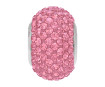 Crystal bead Swarovski BeCharmed Pave 80101 14mm 223 light rose
