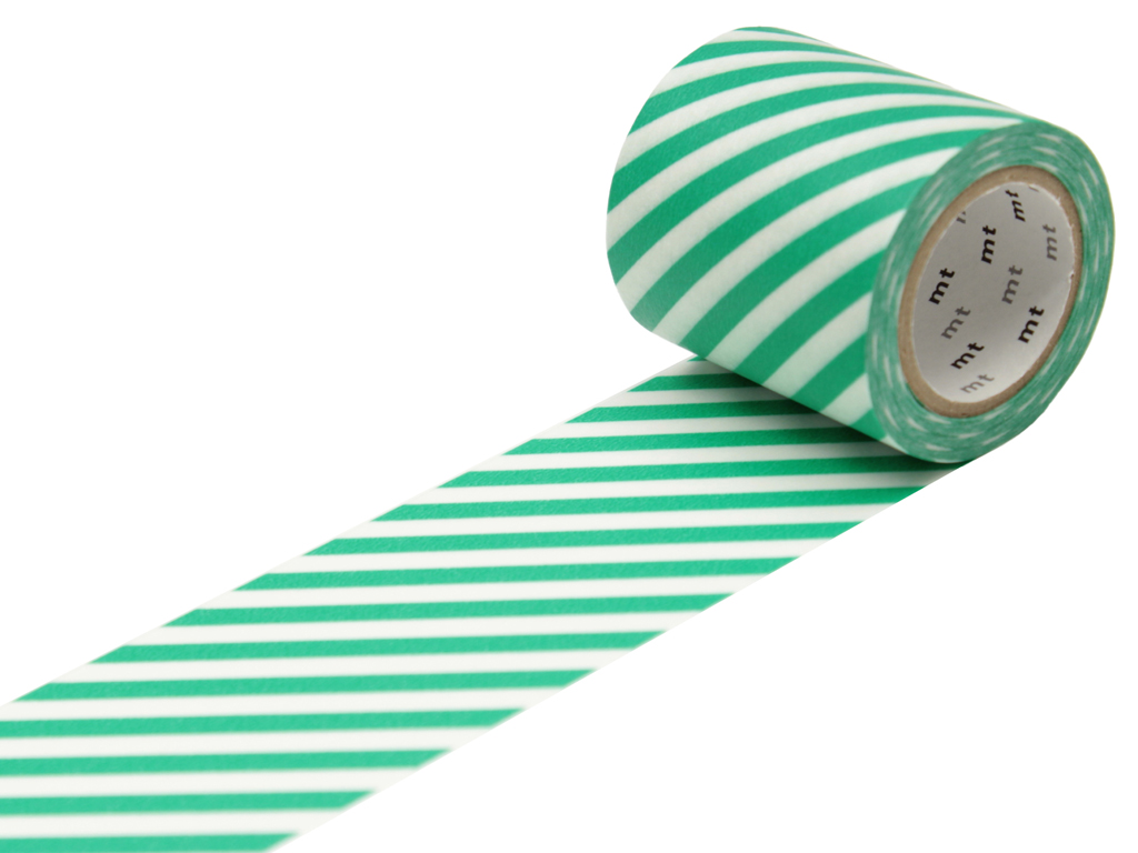 Washi teip mt casa 50mmx10m stripe green