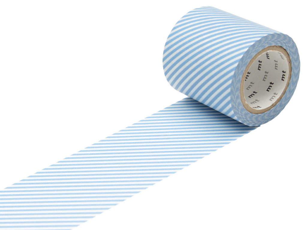 Washi teip mt casa 50mmx10m stripe light blue
