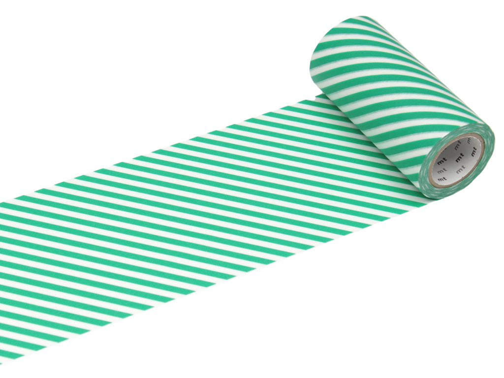 Washi teip mt casa 100mmx10m stripe green