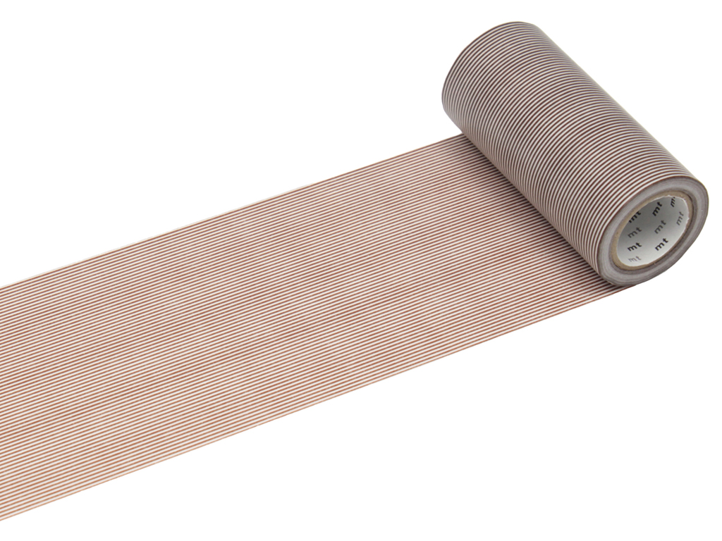 Washi teip mt casa 100mmx10m border brown