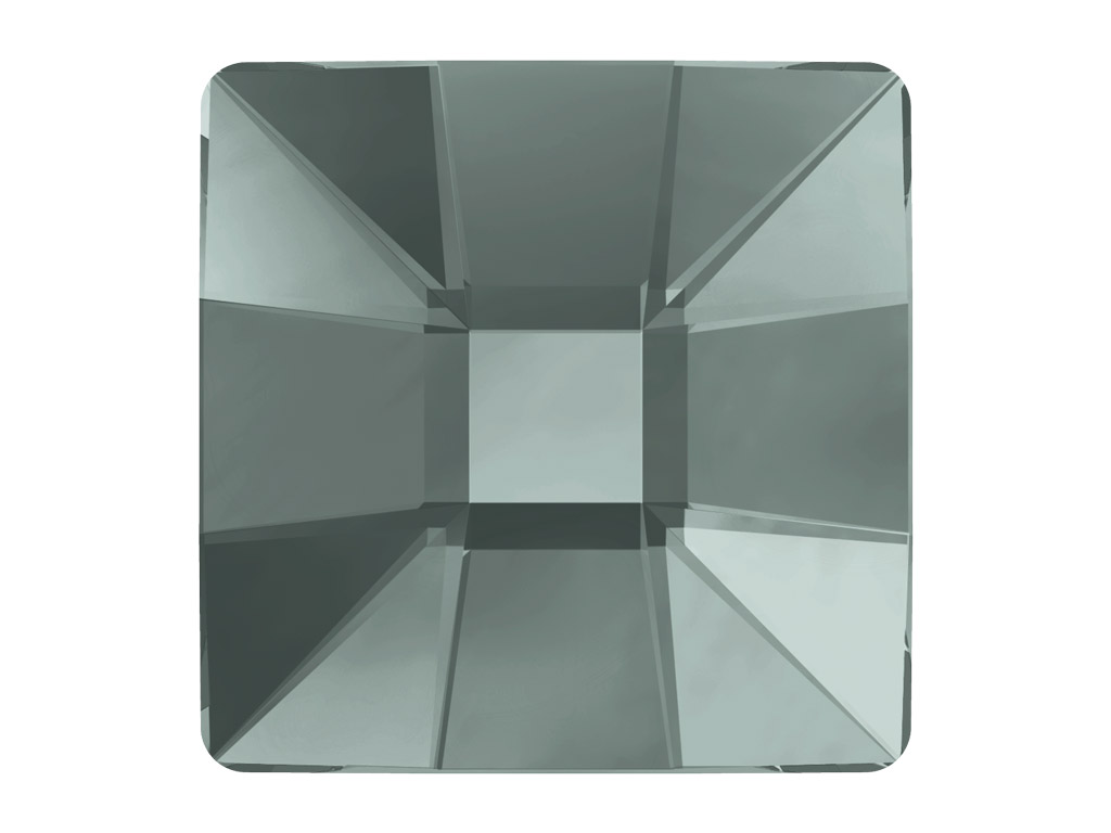 Kristallkivi Swarovski Flat Back Hotfix kandiline 2483 10mm 215 black diamond