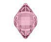 Kristāla akmentiņš Swarovski citrons 4230 19x12mm 001ANTP crystal antique pink