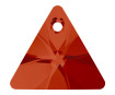 Pendant Swarovski triangle 6628 16mm 001REDM crystal red magma