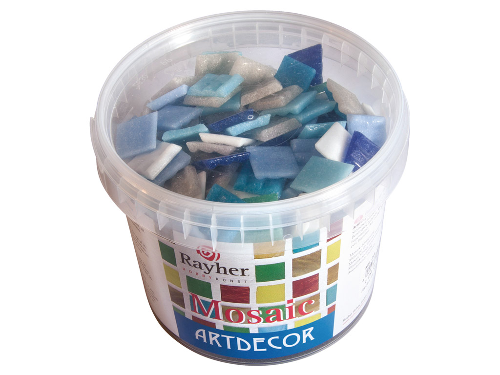 Mosaiikkivid Rayher ArtDecor 2x2cm ~325tk/1kg sinised toonid