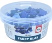 Mosaic stones Rayher Fancy Glas mixed ~395pcs/500g blue