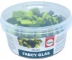 Mosaic stones Rayher Fancy Glas mixed ~395pcs/500g green