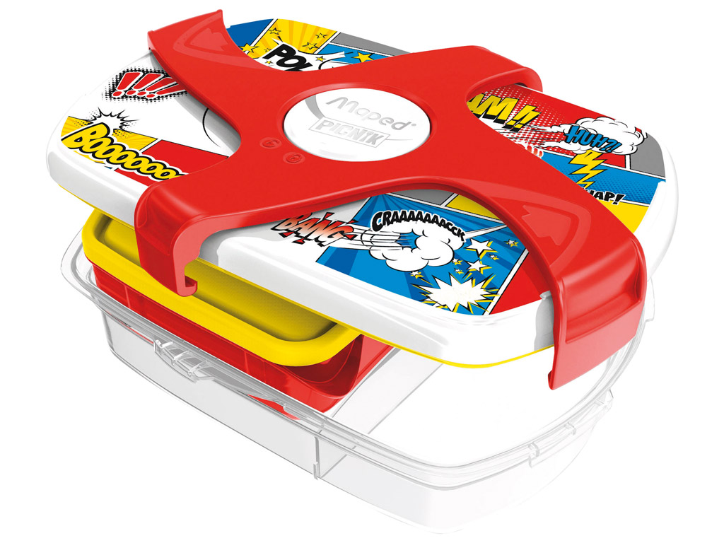 Lunch box Maped Picnik Kids Concept with 3 compartments 1.78l Comics