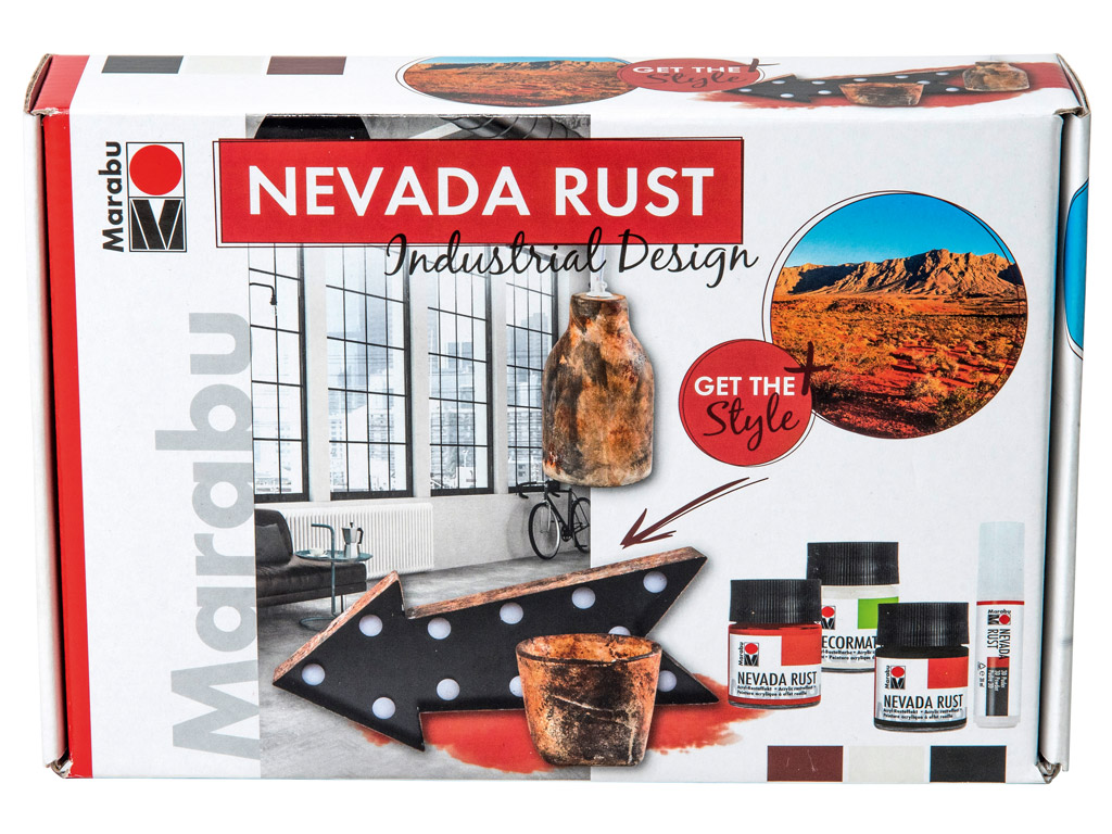 Dekoorvärvi komplekt Nevada Rust Industrial Design