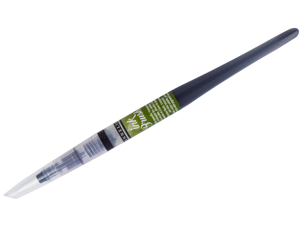 Tindipintsel Sennelier Ink Brush 6.5ml 813 olive green
