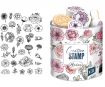 Templite komplekt Aladine Creative Stamp 33tk Flowers + templipadi must