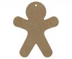MDF-object Gomille gingerbread 9x12cm h=0.6cm