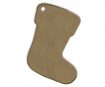 MDF-object Gomille christmas stocking 9x10cm h=0.6cm