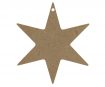 MDF-object Gomille star no.890 d=11cm h=0.6cm