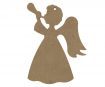 MDF-object Gomille angel with trumpet 11x14cm h=0.6cm