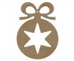 MDF-object Gomille christmas ornament no.1307 12x16cm h=0.6cm