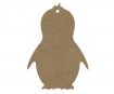 MDF-object Gomille penguin 8x10cm h=0.6cm