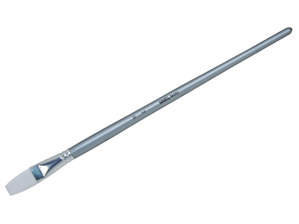 Brush Liquitex Basics synthetic flat 12 long handle