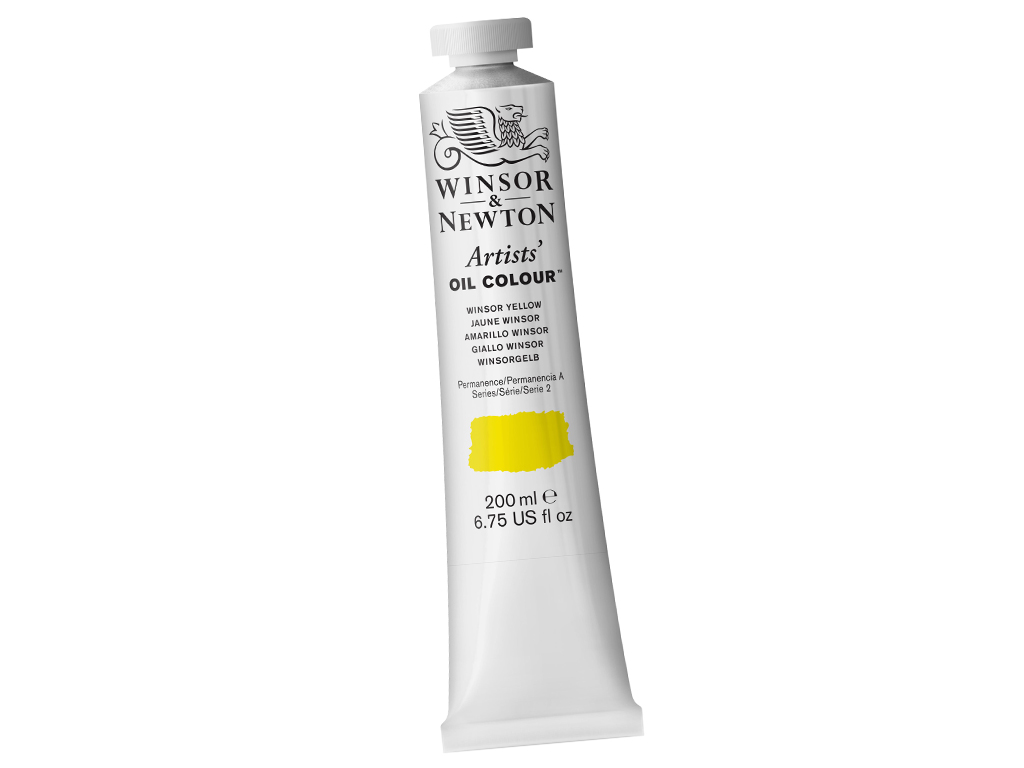 Artists Oil Colour W&N 200ml 730 winsor yellow