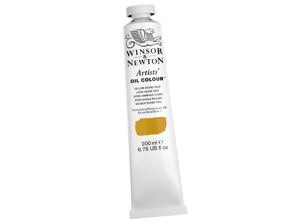 Eļļas krāsa W&N Artists 200ml 746 yellow ochre pale