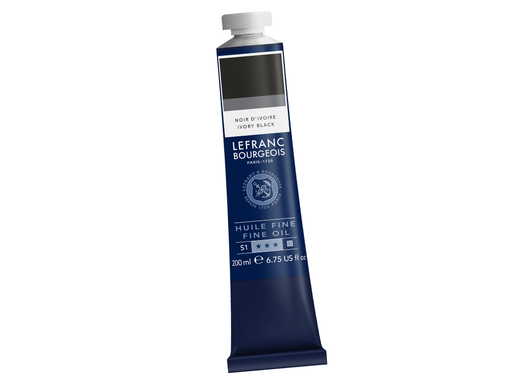 Eļļas krāsa LB Fine 200ml 269 ivory black