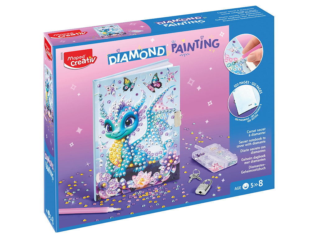 Meisterduskomplekt Maped Creativ teemantmaal märkmik