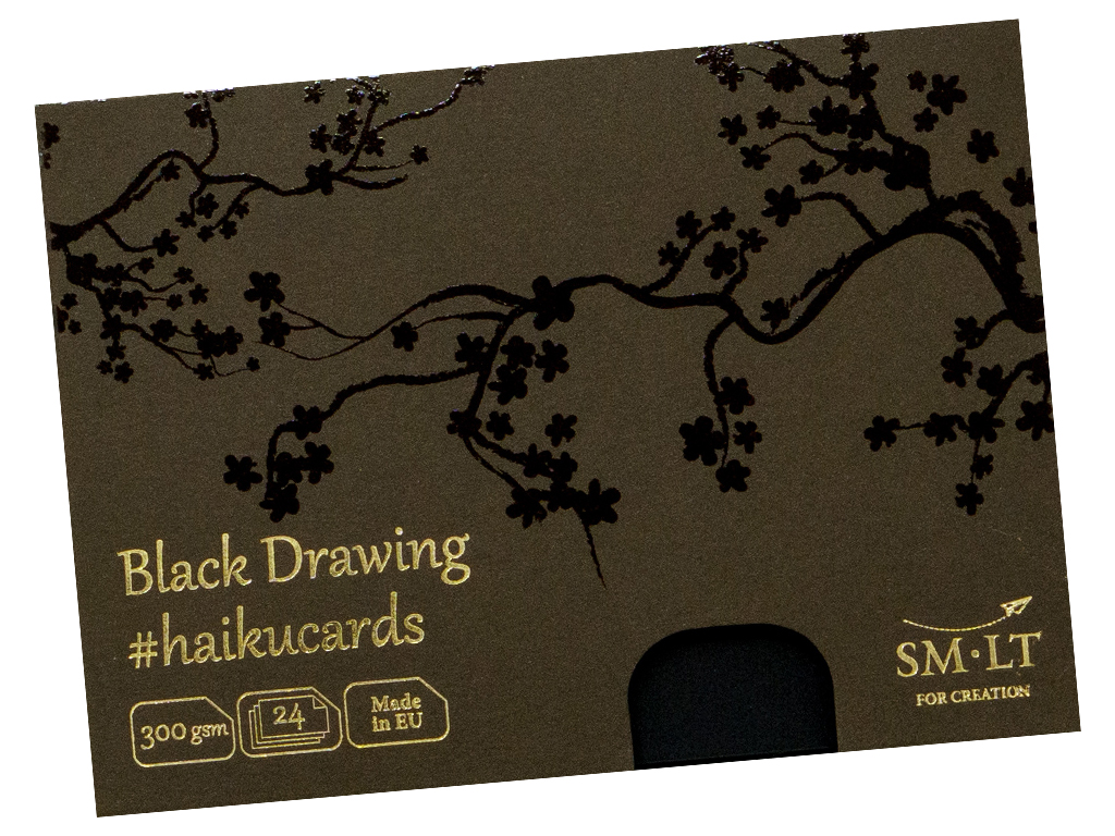 Postkaardi toorik Smlt Art 10x15cm/300g 24tk must