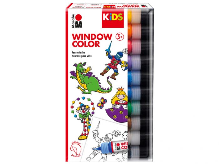 Window colour set Marabu Kids