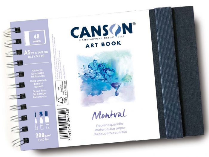 Akvarellplokk Canson Art Book Montval