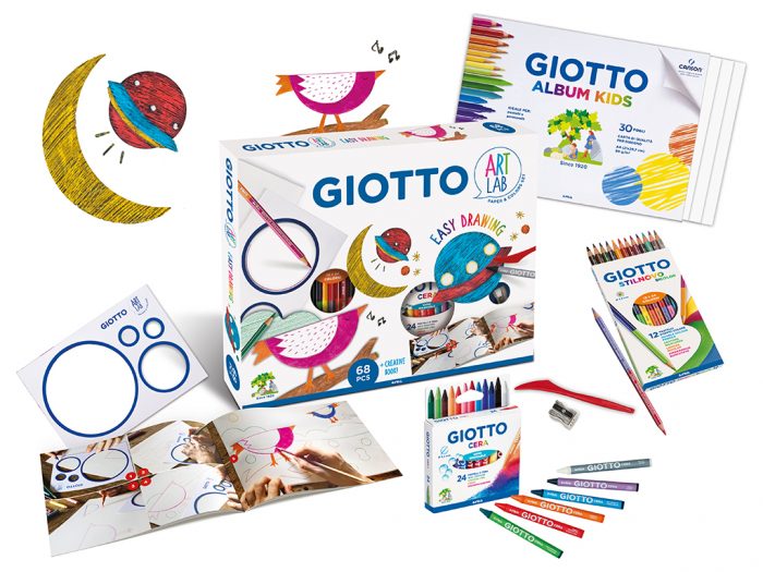 Colouring kit Giotto Art Lab Easy Drawing