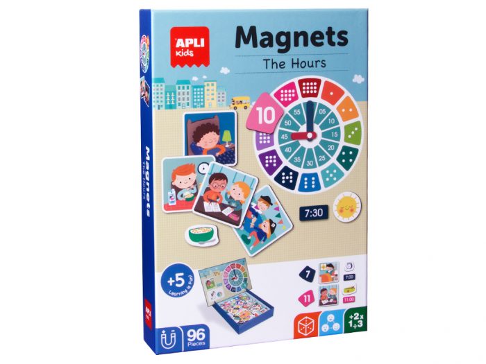 Magnēta spēle Apli Kids The Hours - 1/2