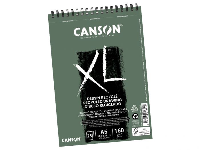 Piešimo bloknotas Canson XL Dessin Recycled - 1/3