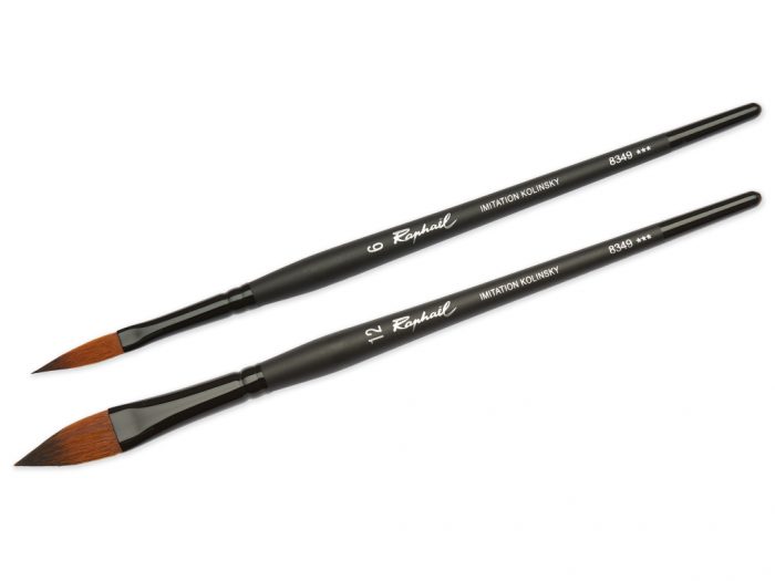 Brush Raphael Kolinsky synthetic 8349 cat’s tongue - 1/5