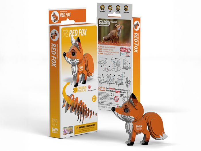 3D puzzle Eugy red fox - 1/6