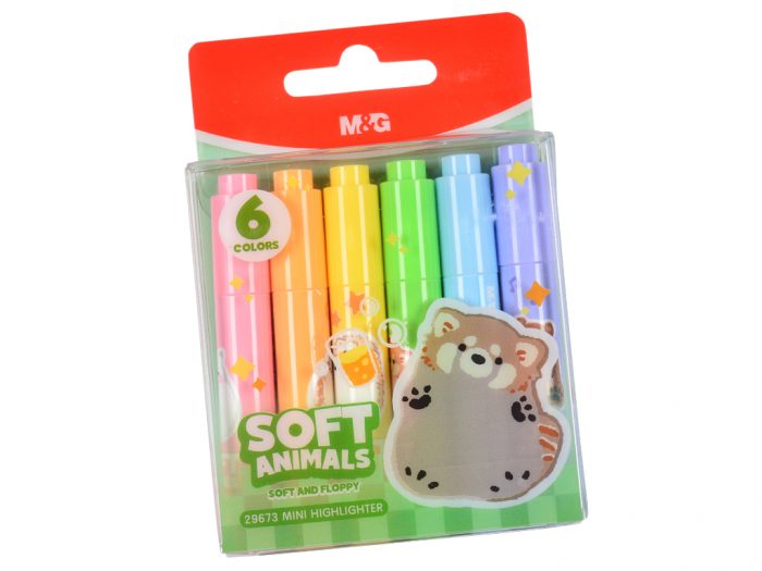 Teksto žymeklis M&G mini Soft Animals - 1/2