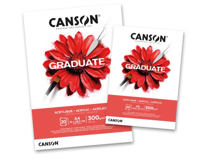 Akrüülipaberiplokk Canson Graduate - 1/3