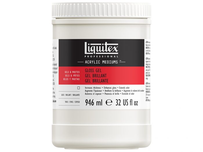 Gloss acrylic gel medium Liquitex - 1/2
