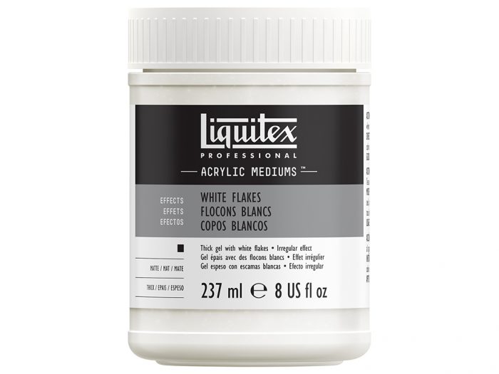Effect medium Liquitex White Flakes - 1/2