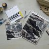 Akvarelinių dažų kubelių 1/2 rinkinys Derwent Tinted Charcoal - 5/5